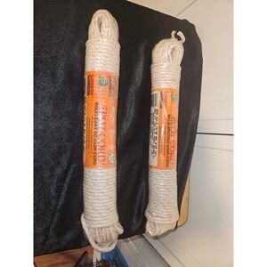 2 Pack Samson Spot Cord 3/16 In 100 Ft Solid Braided Sash Cord No 6 00106005